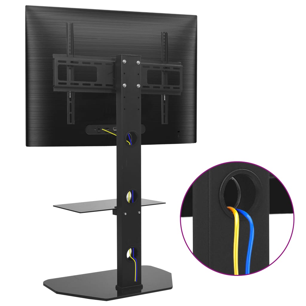 Tv-Vloerstandaard Draaibaar Vesa 600X400 Mm Met Schap