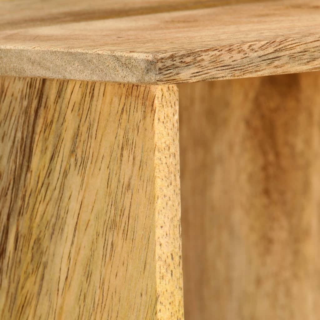 Wandkapstok 70X20X36 Cm Massief Mangohout