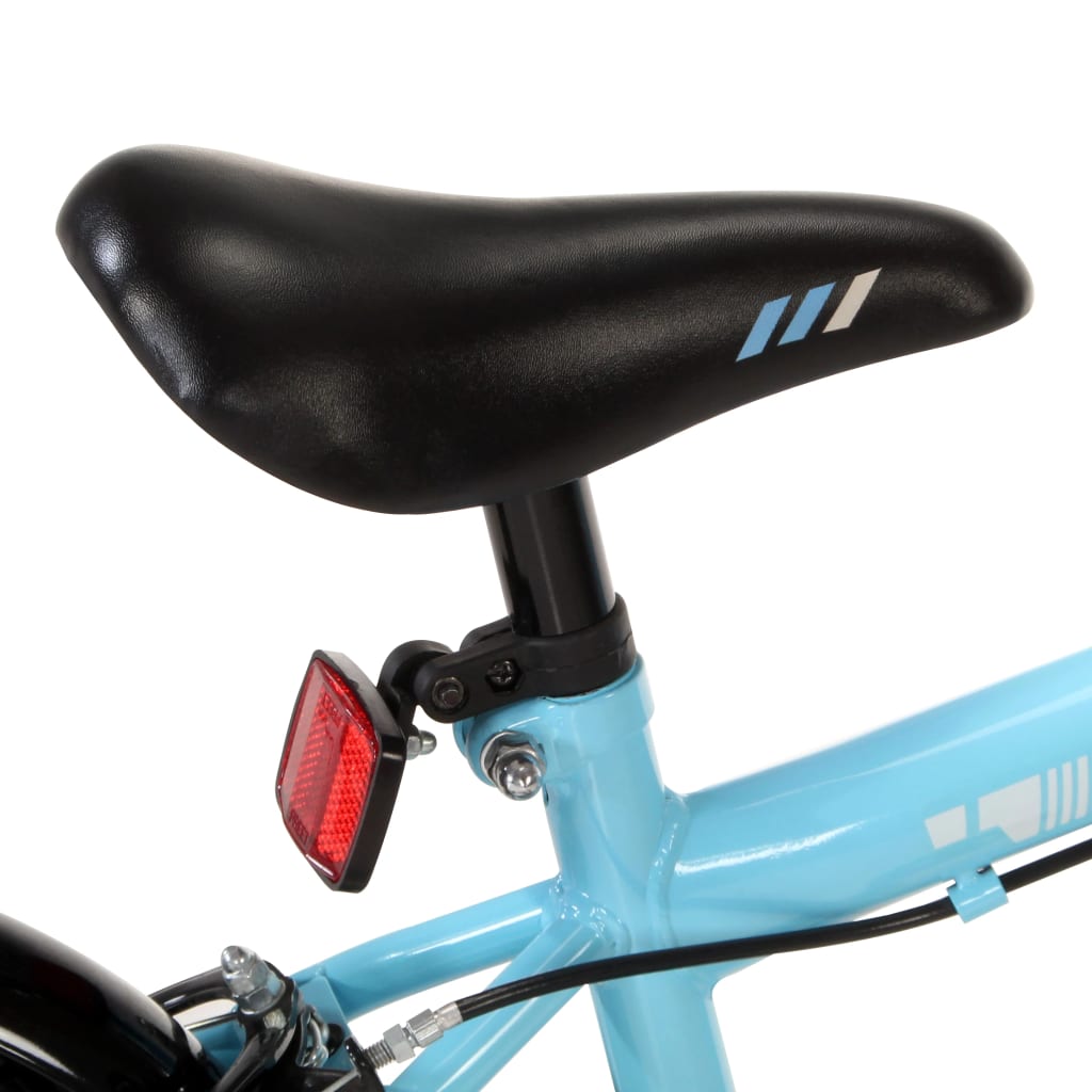 Kinderfiets 12 Inch Zwart En Blauw