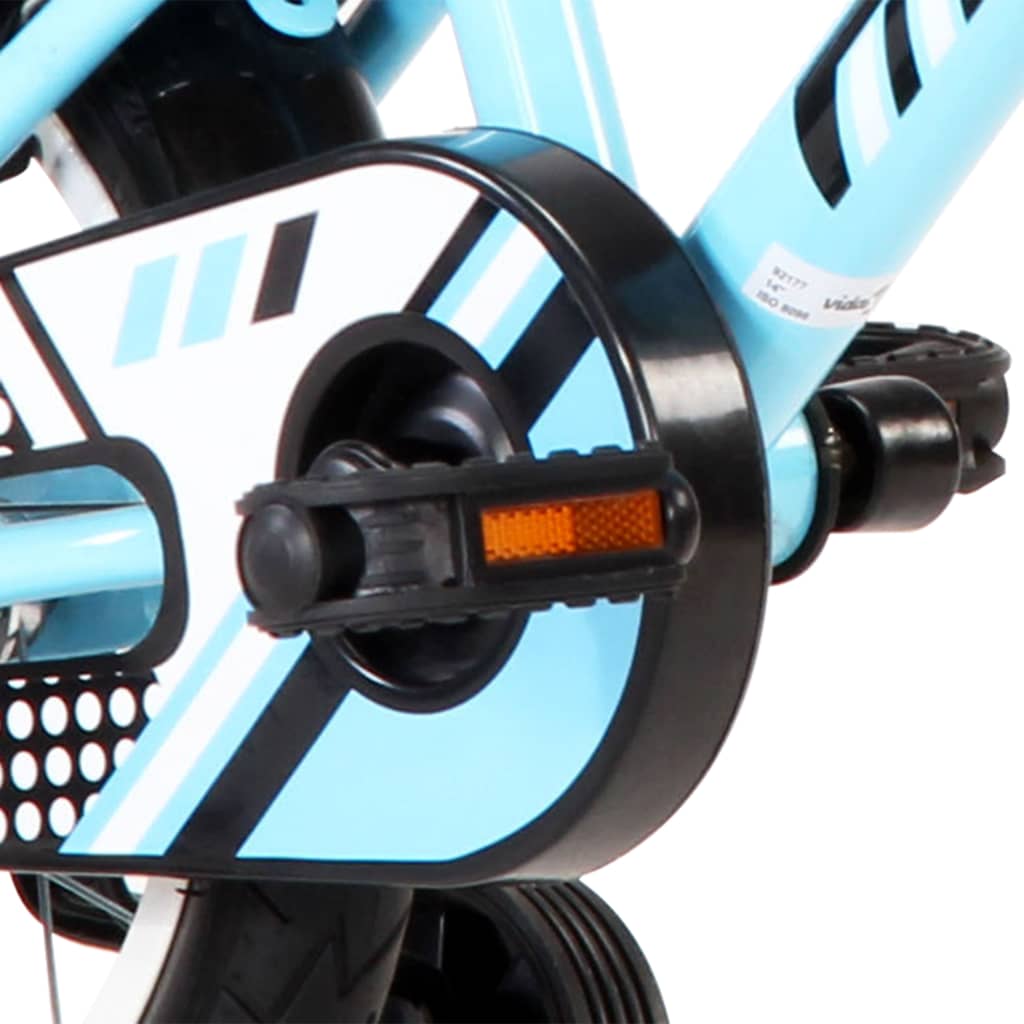 Kinderfiets 12 Inch Zwart En Blauw