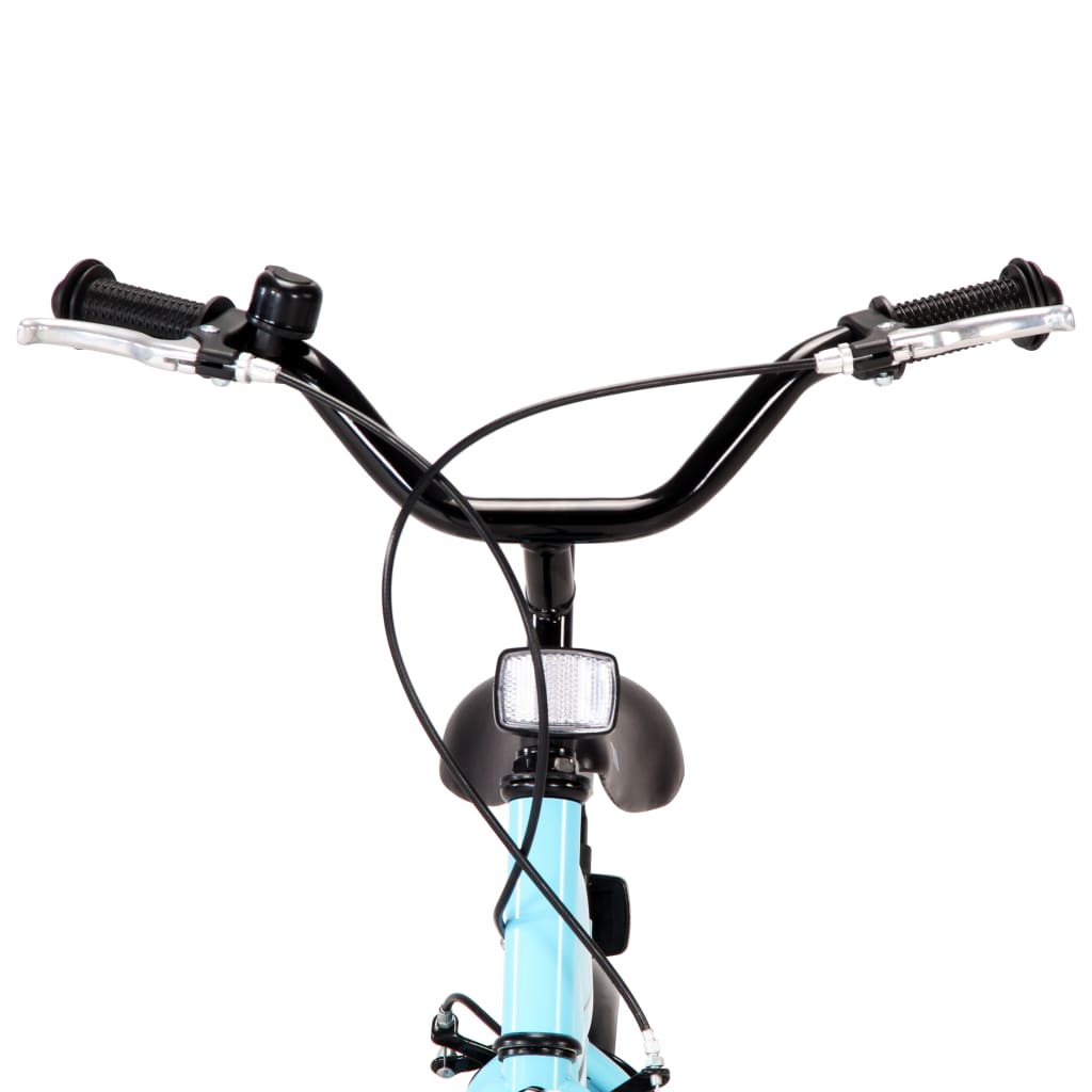Kinderfiets 14 Inch Zwart En Blauw