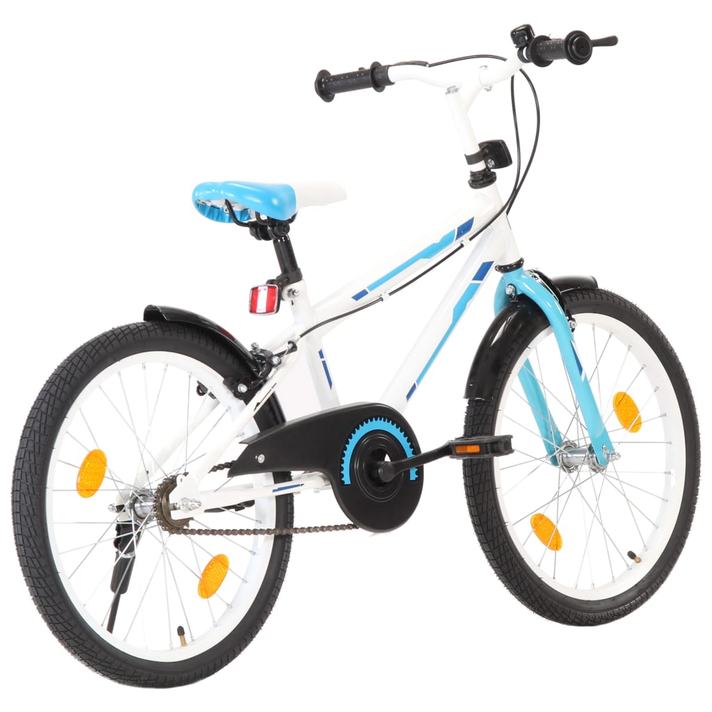 Kinderfiets 20 Inch Blauw En Wit