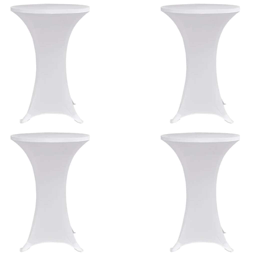 Statafelhoes 4 St Stretch Ø60 Cm Wit