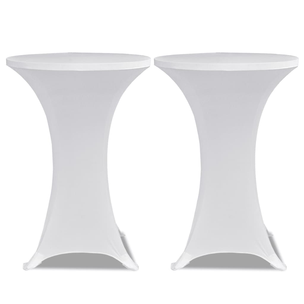 Statafelhoes 4 St Stretch Ø60 Cm Wit