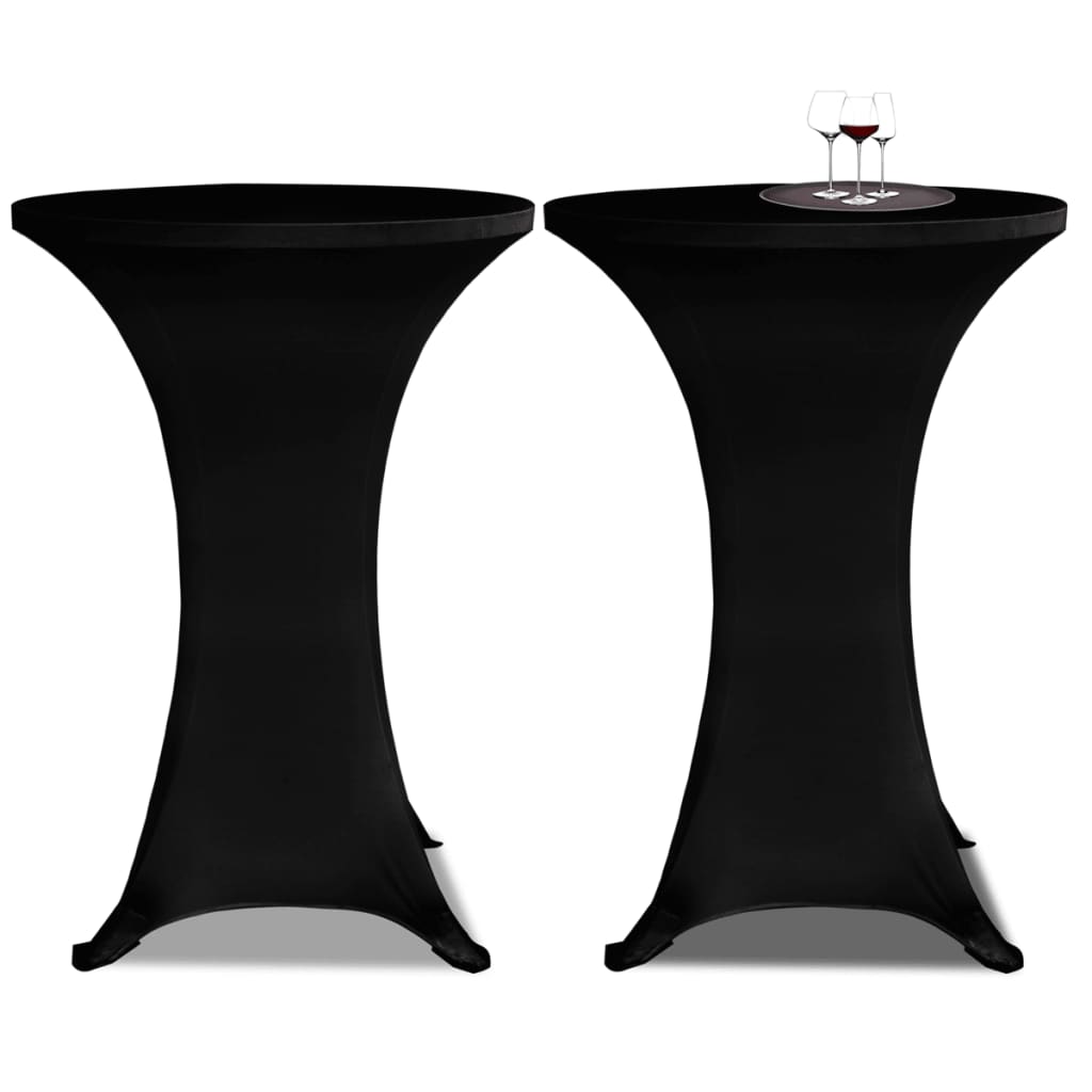 Statafelhoes 4 St Stretch Ø70 Cm Zwart