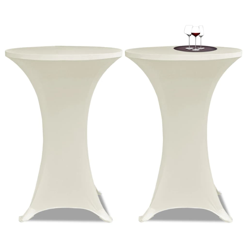 Statafelhoes 4 St Stretch Ø70 Cm Crème