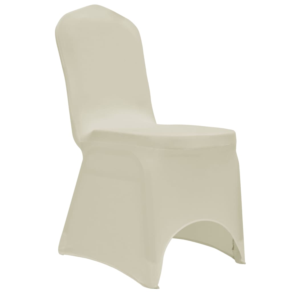 Stoelhoezen Stretch 12 St Crème