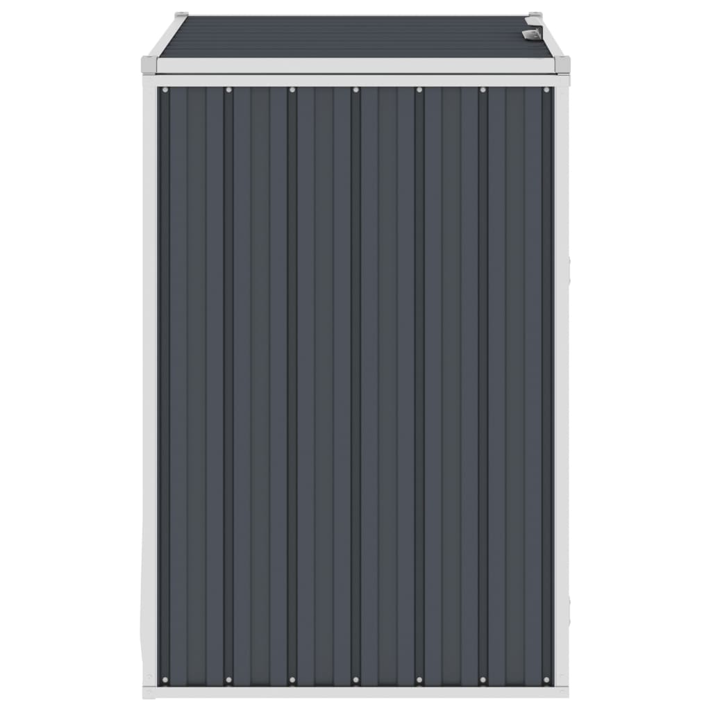 Afvalbakberging 72X81X121 Cm Staal Antraciet