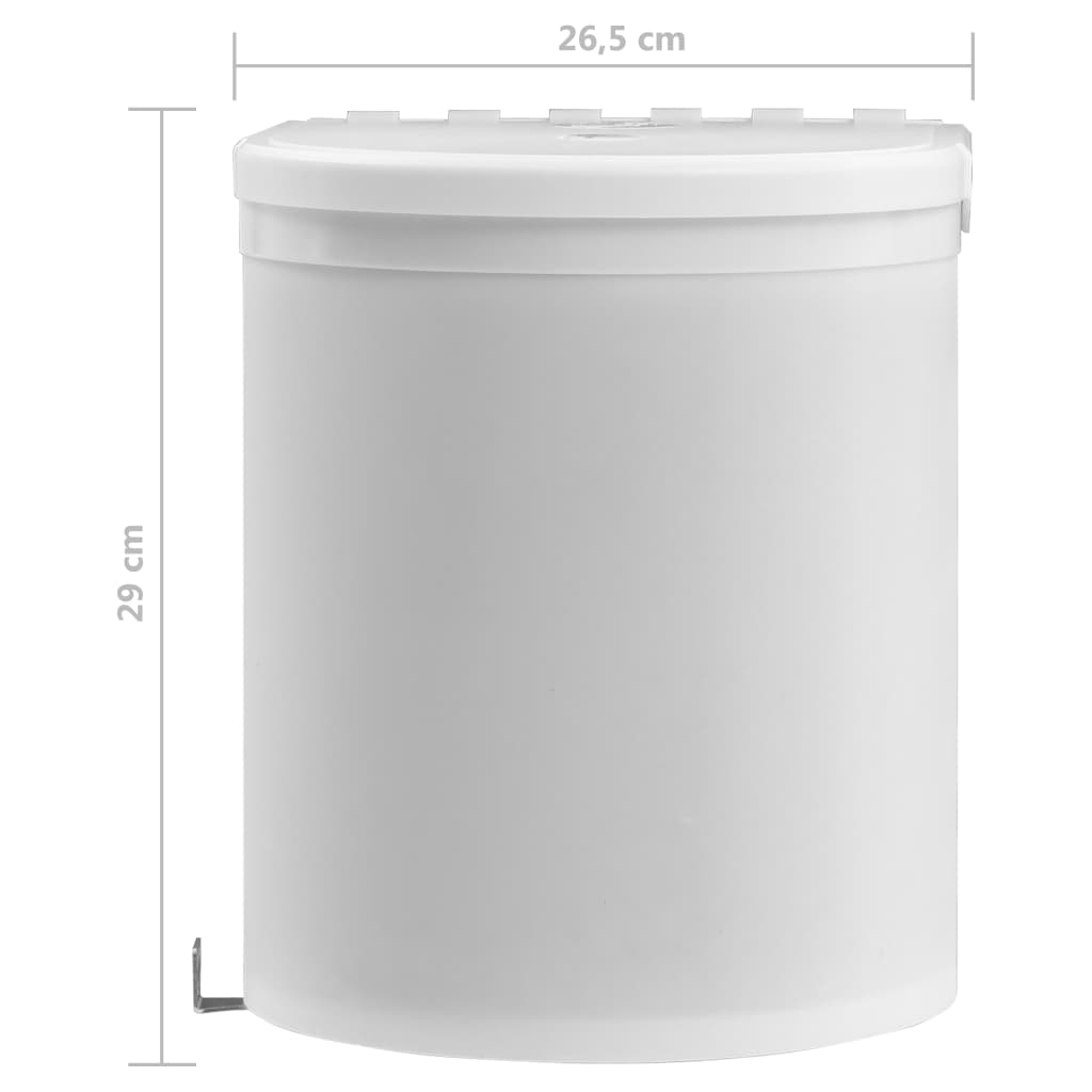 Keukenvuilnisbak Ingebouwd 12 L Kunststof