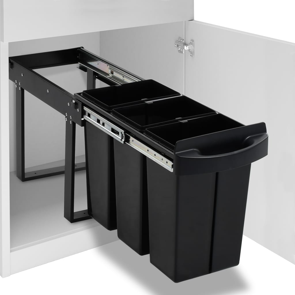 Inbouwprullenbak Uittrekbaar Soft-Close 36 L