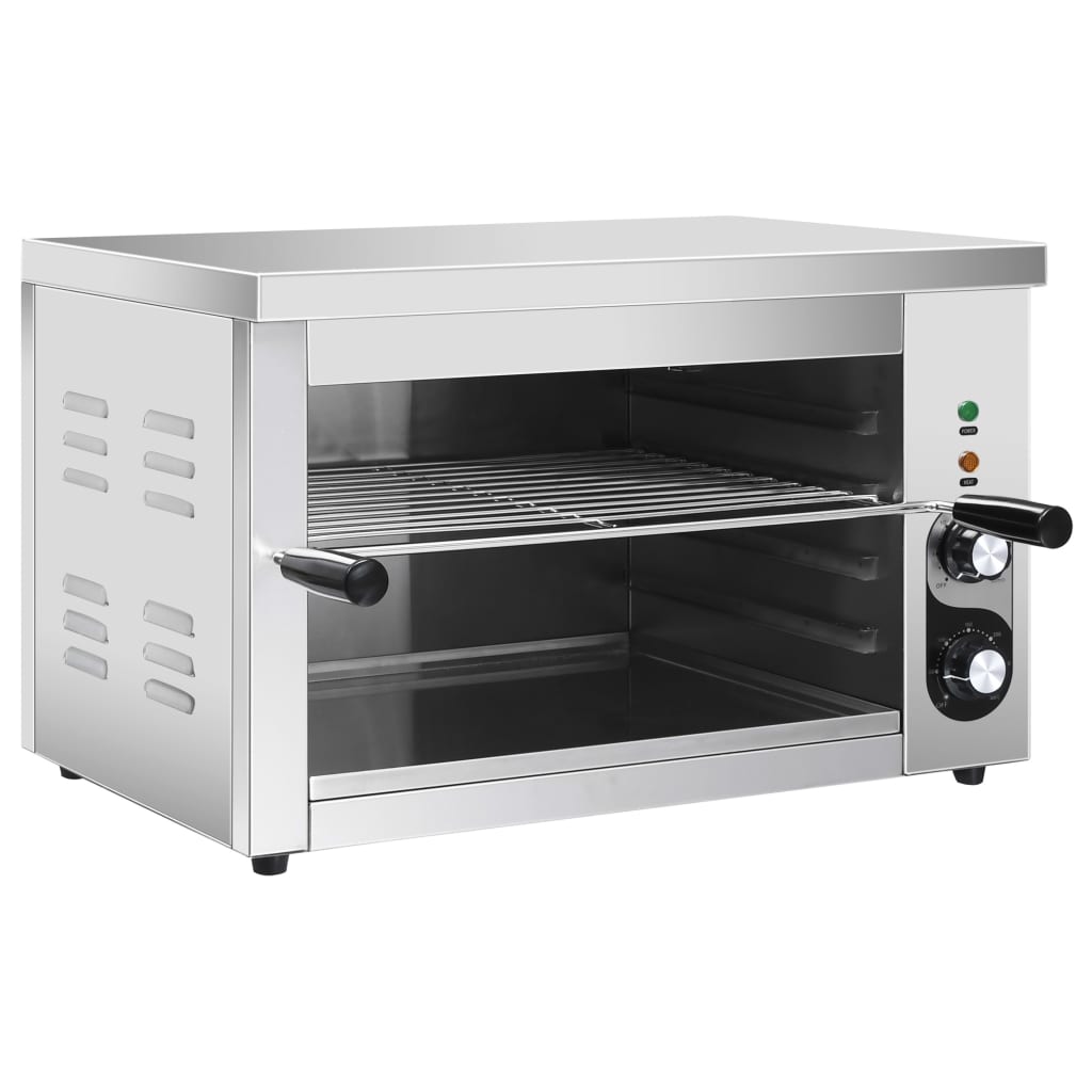 Salamandergrill Elektrisch Gastronorm 3000 W Roestvrij Staal