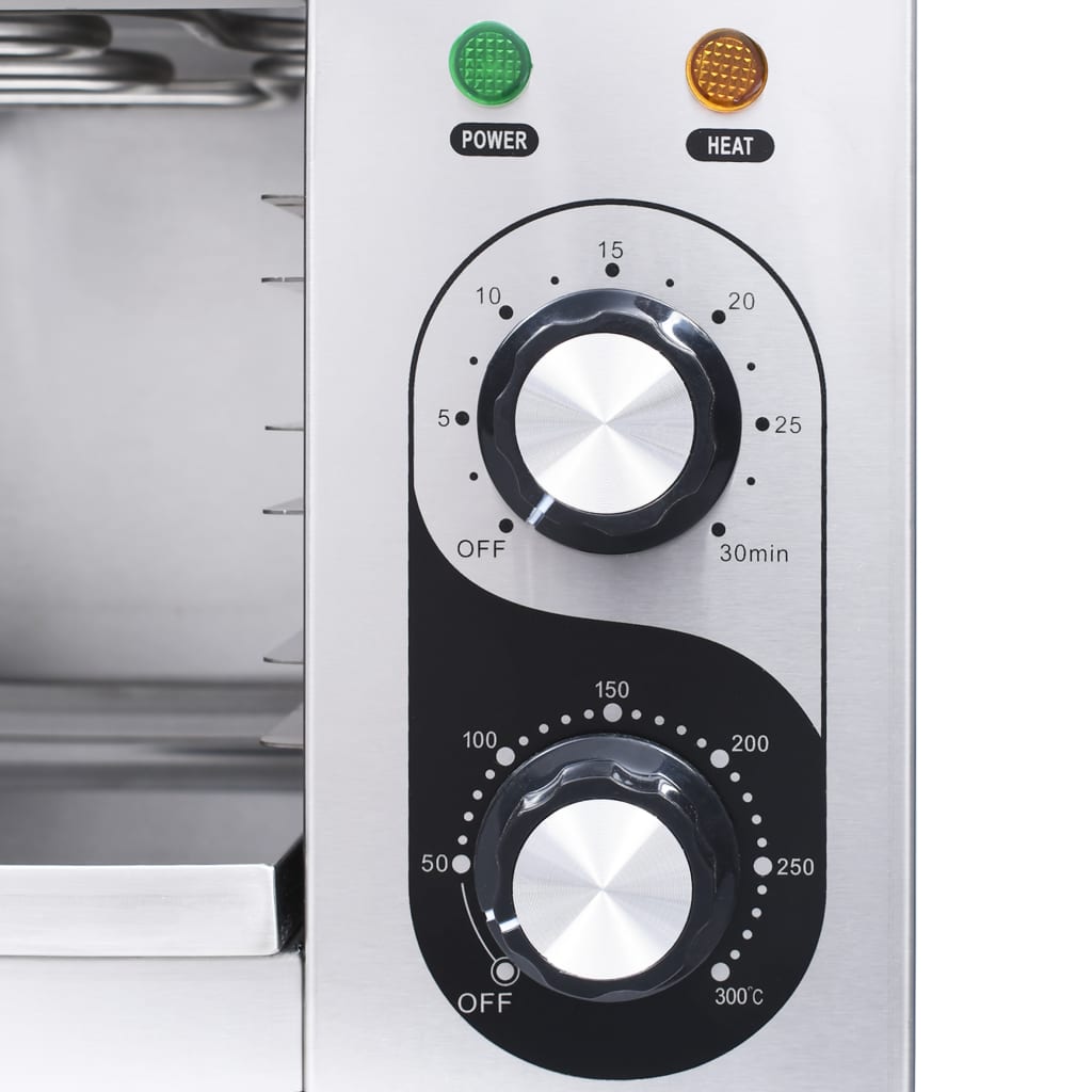 Salamandergrill Elektrisch Gastronorm 3000 W Roestvrij Staal