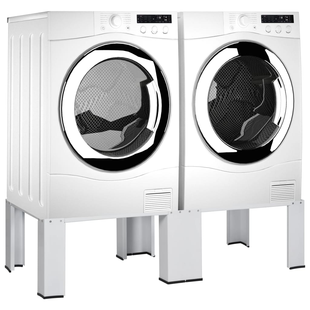 Wasmachine- En Drogerverhoger Dubbel Wit