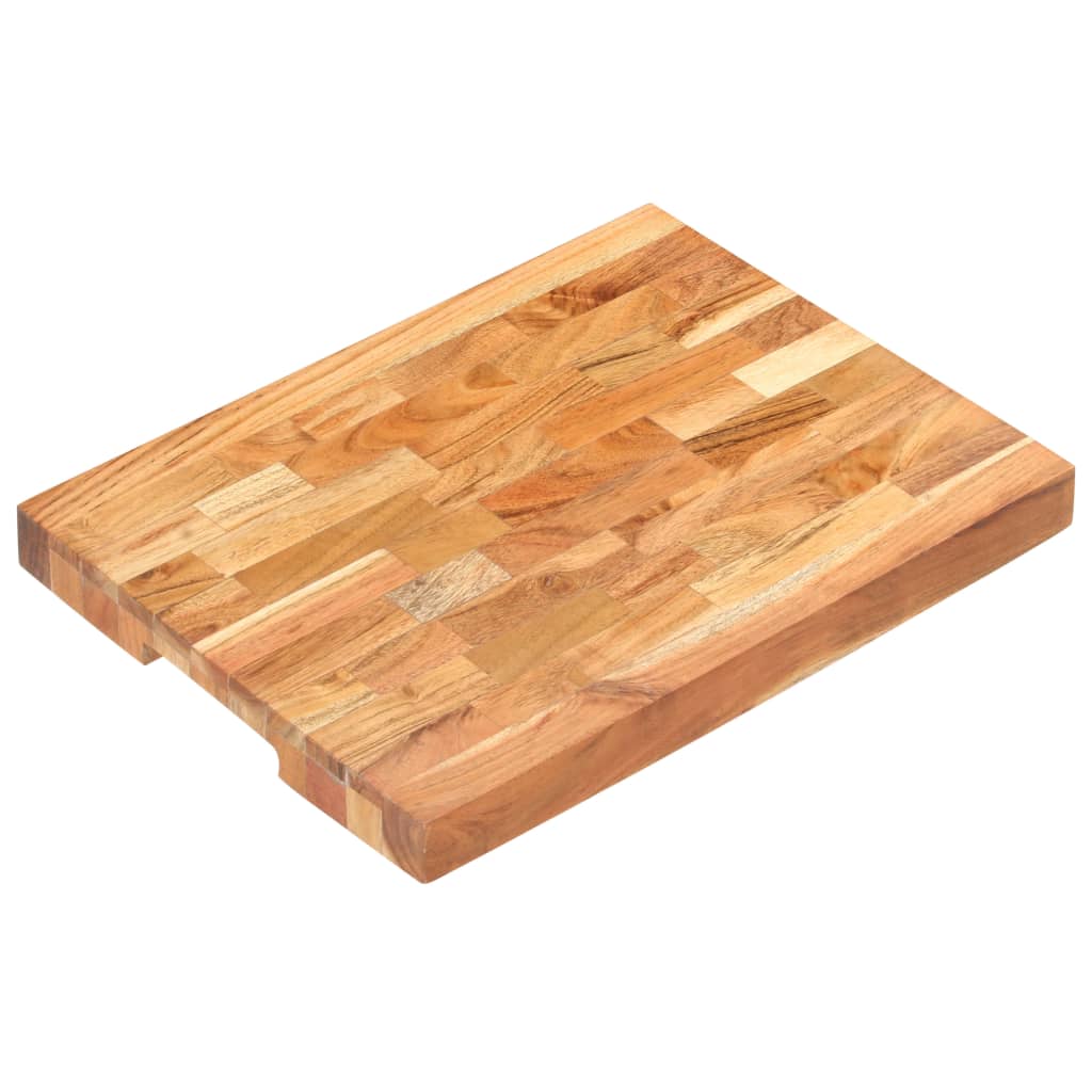 Hakblok 40X30X4 Cm Massief Acaciahout