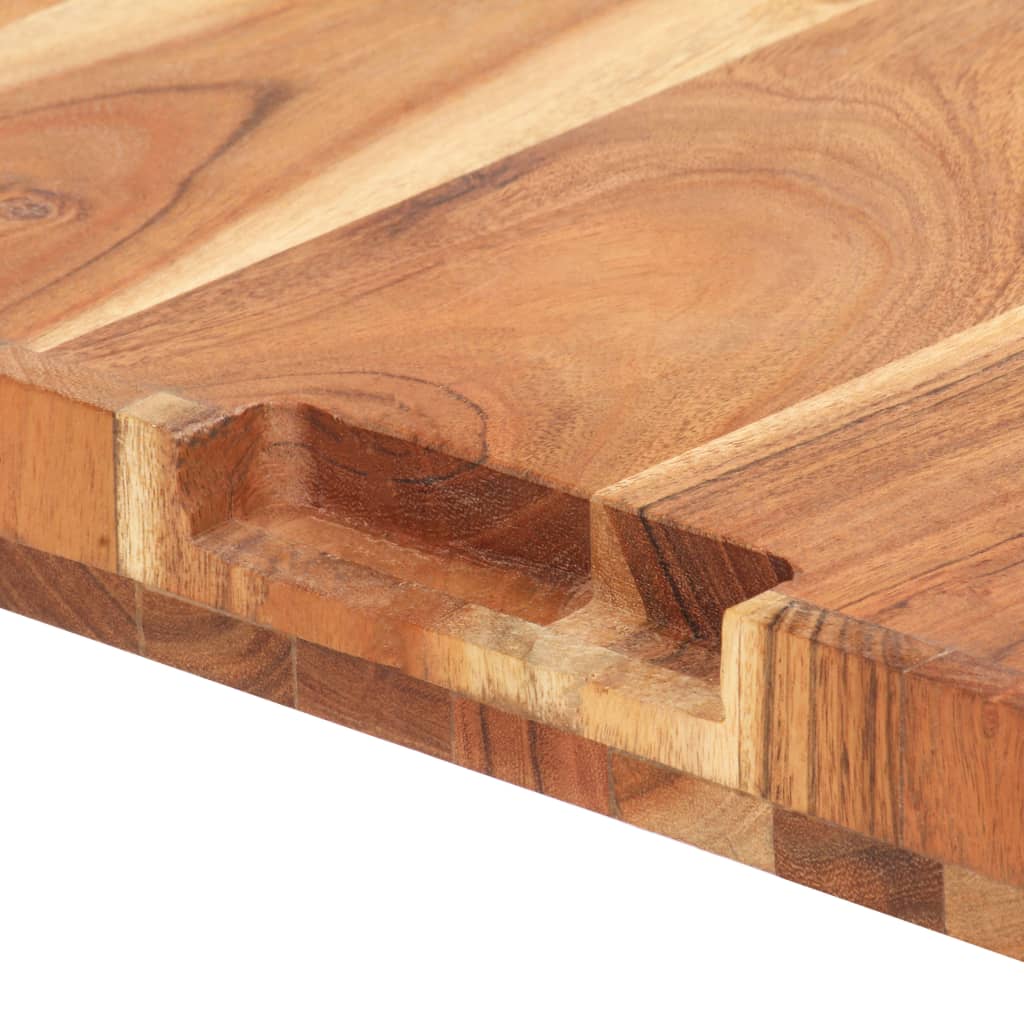 Hakblok 60X40X4 Cm Massief Acaciahout