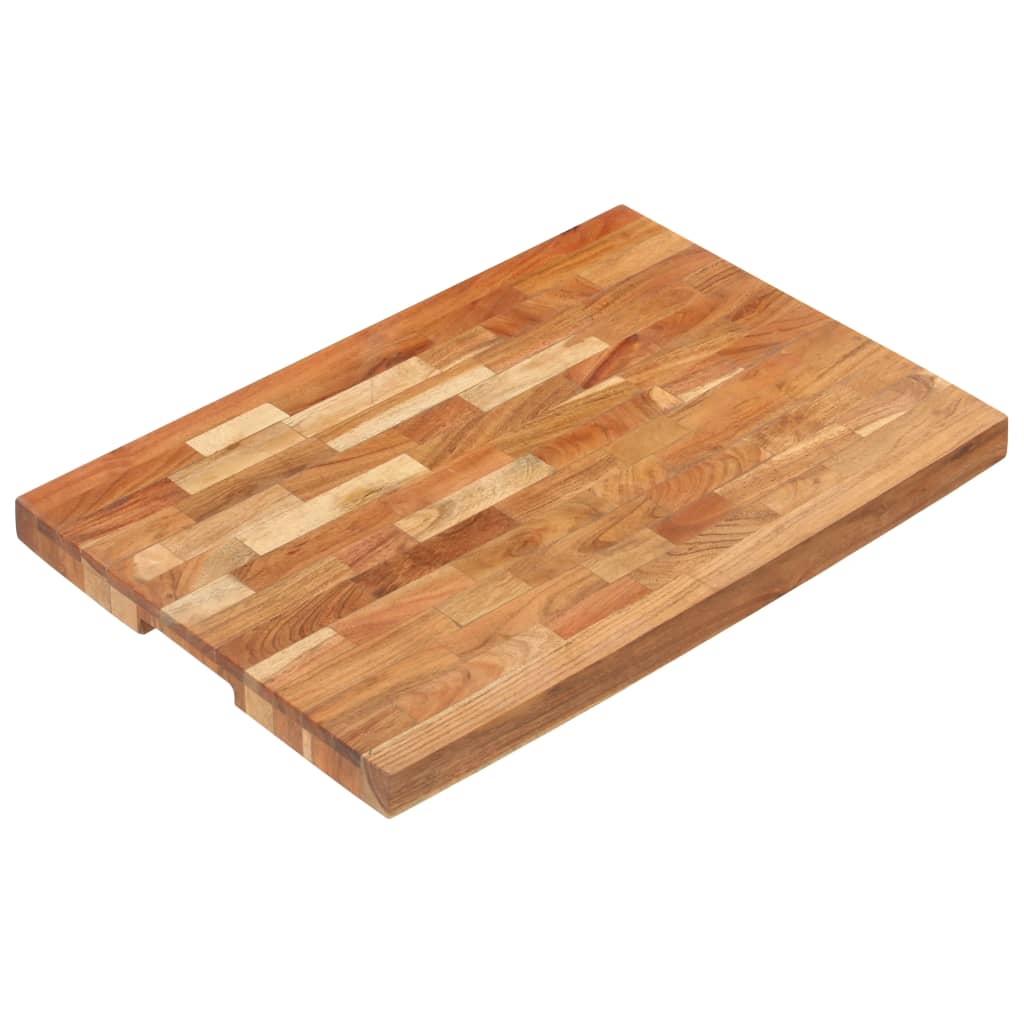 Hakblok 60X40X4 Cm Massief Acaciahout