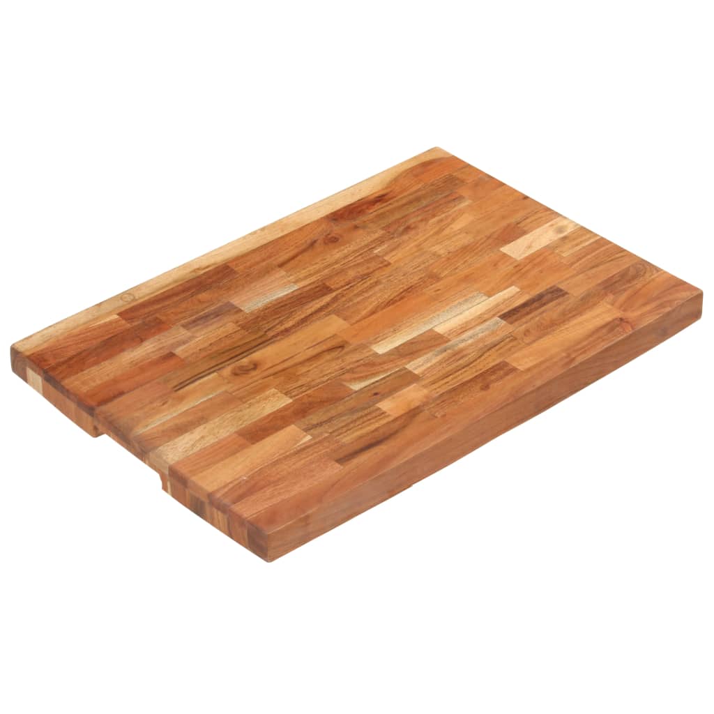 Hakblok 60X40X4 Cm Massief Acaciahout
