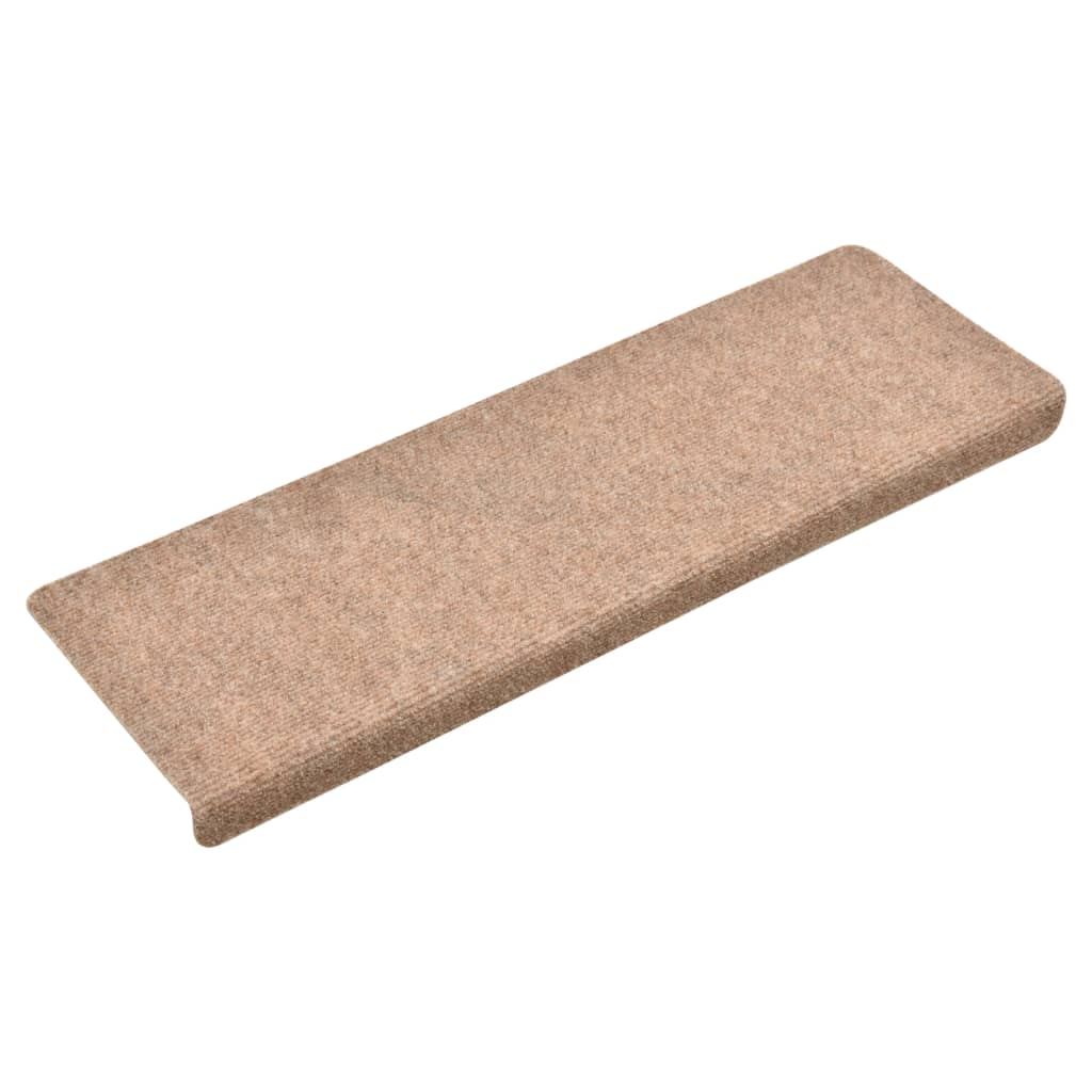 Trapmatten 15 St 65X25 Cm Naaldvilt Bruin