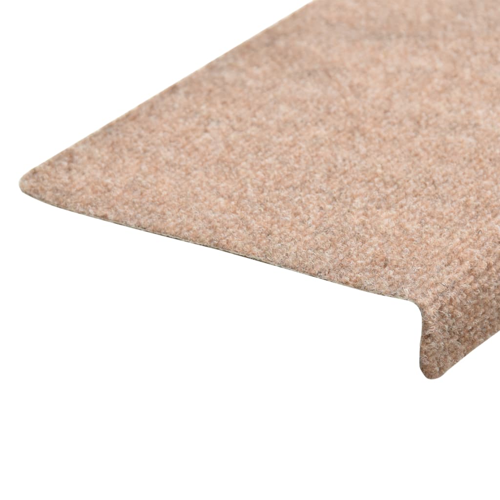 Trapmatten 15 St 65X25 Cm Naaldvilt Bruin