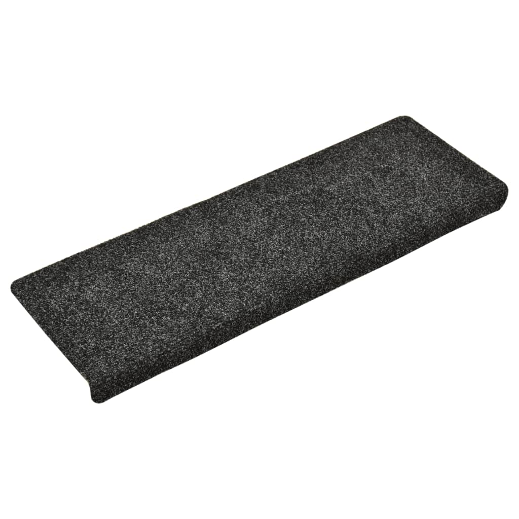 Trapmatten 15 St 65X25 Cm Naaldvilt Grijs