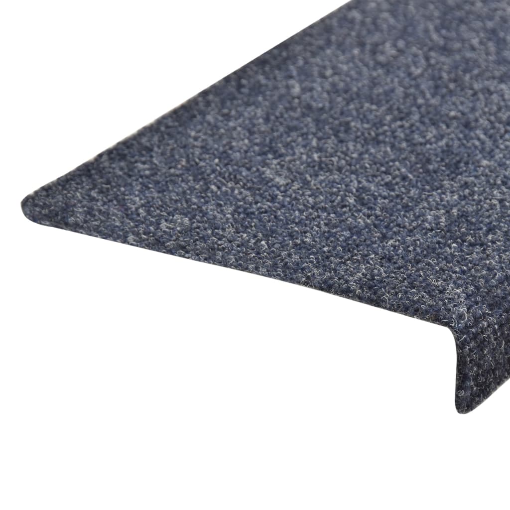 Trapmatten 15 St 65X25 Cm Naaldvilt Blauw