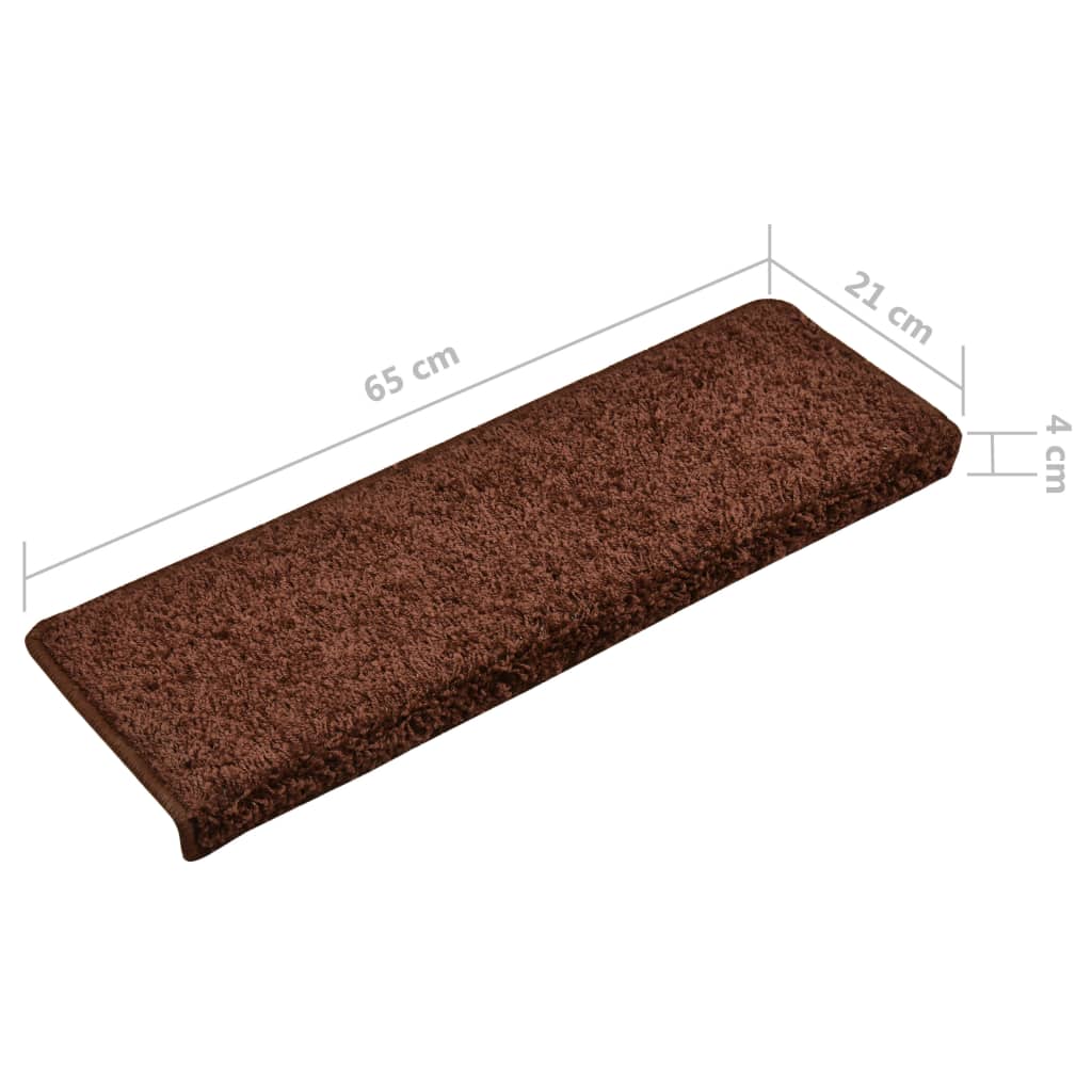 Trapmatten 15 St 65X25 Cm Bruin