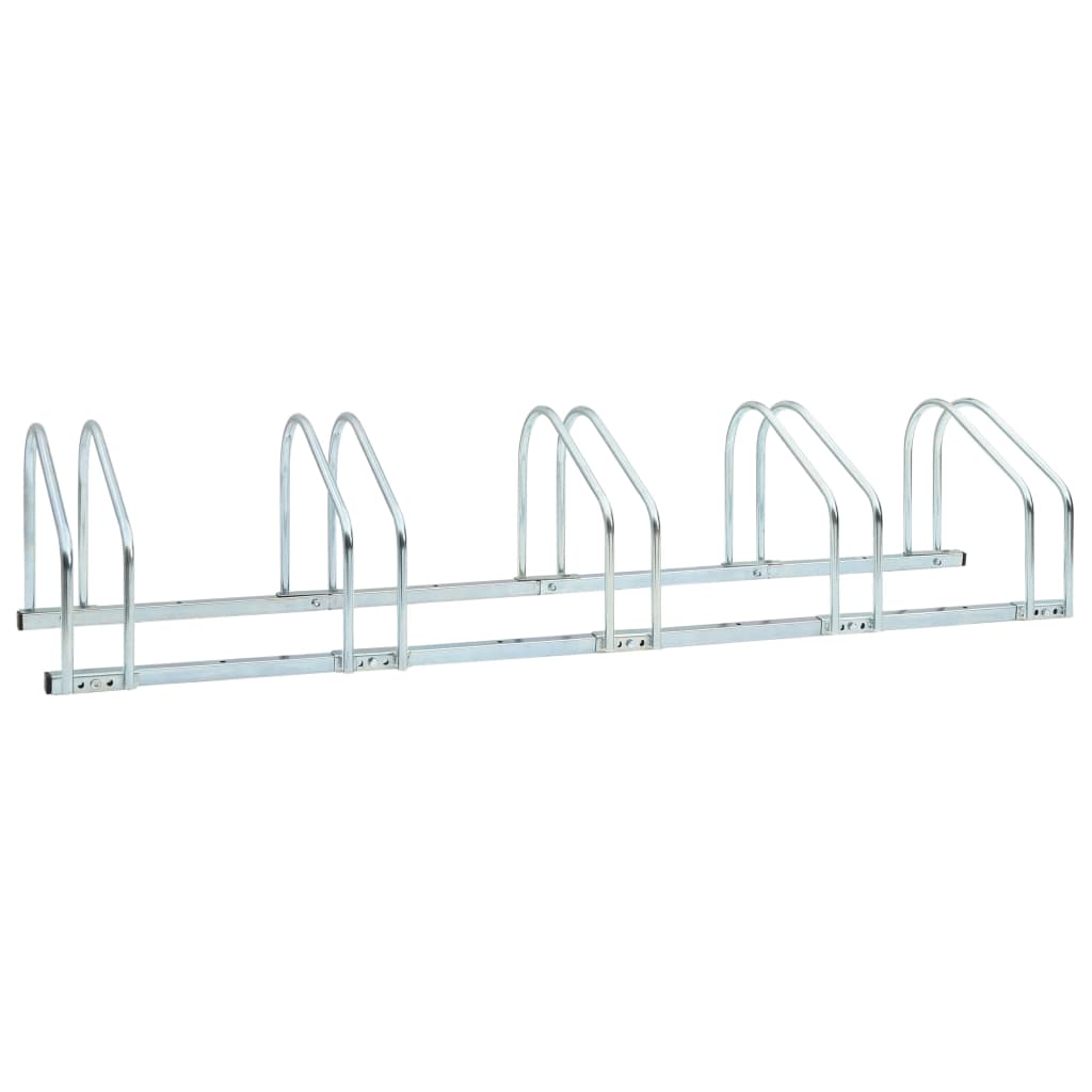 Fietsenrek Voor 5 Fietsen 136X33X27 Cm Staal
