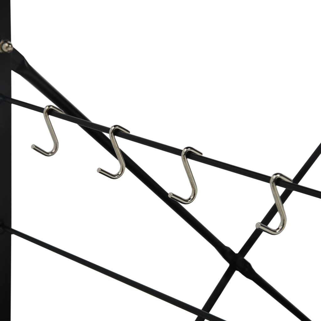 Magnetronkast 60X39,6X79,5 Cm Spaanplaat Zwart En Eikenkleurig