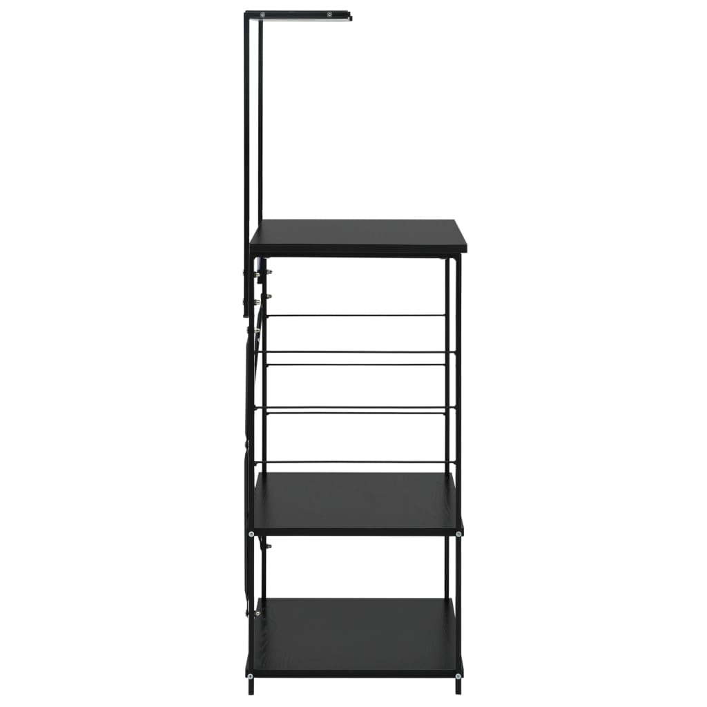 Magnetronkast 60X39,6X123 Cm Spaanplaat Zwart