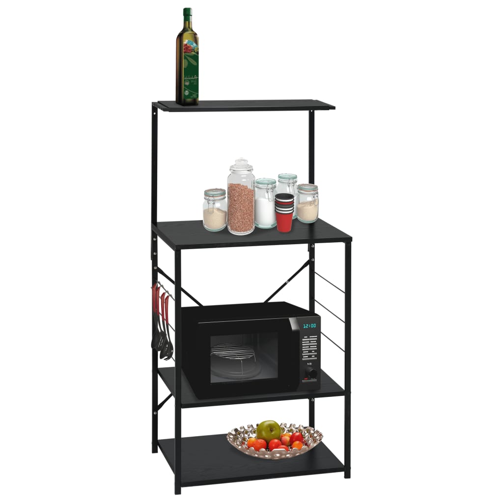 Magnetronkast 60X39,6X123 Cm Spaanplaat Zwart