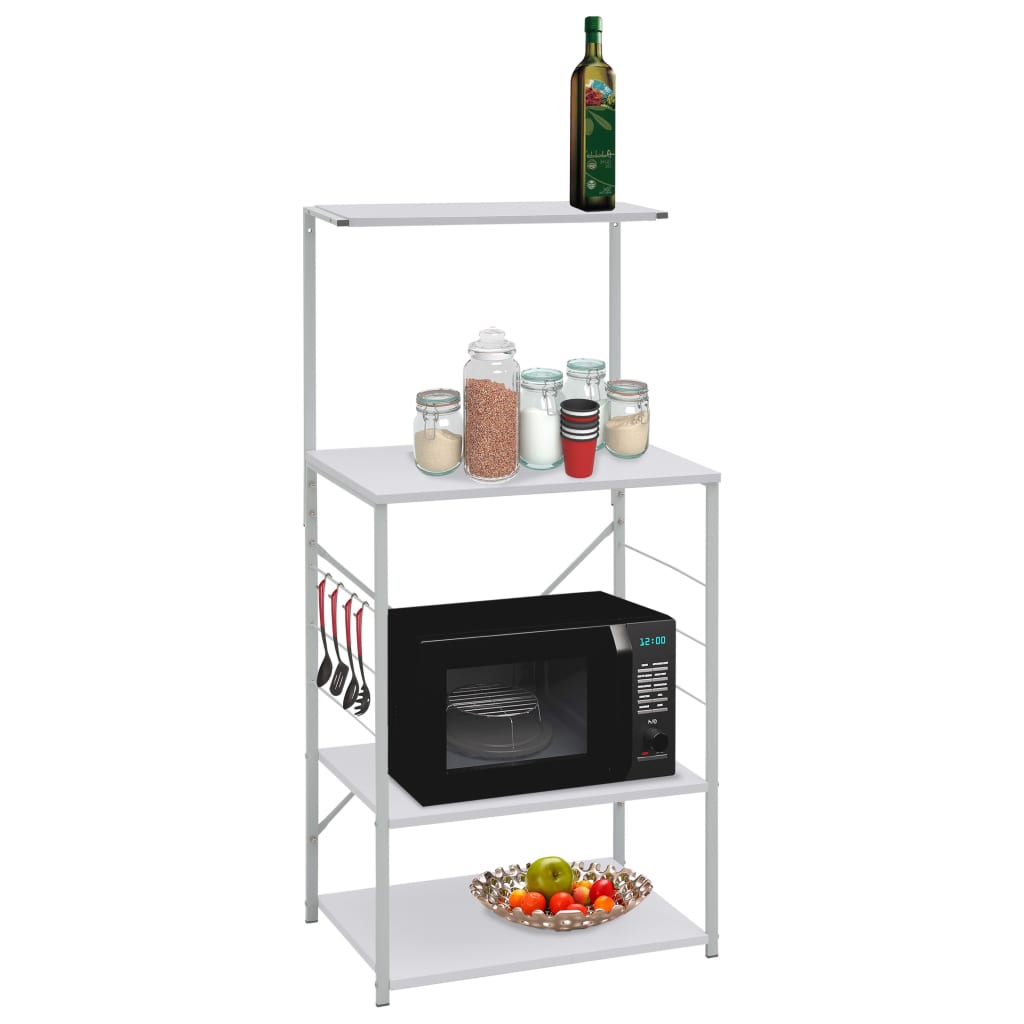Magnetronkast 60X39,6X123 Cm Spaanplaat Wit