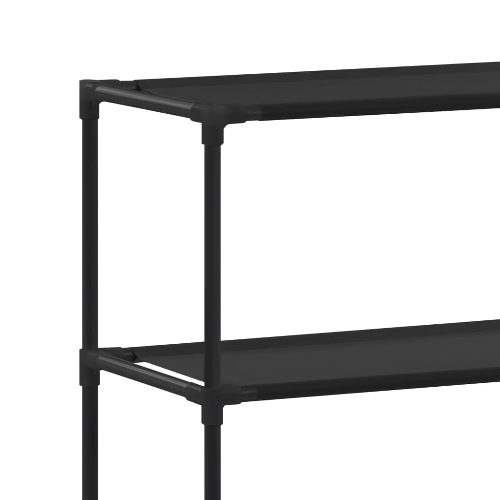 Opbergrek Voor Boven Toilet 3-Laags 53X28X169 Cm Zwart