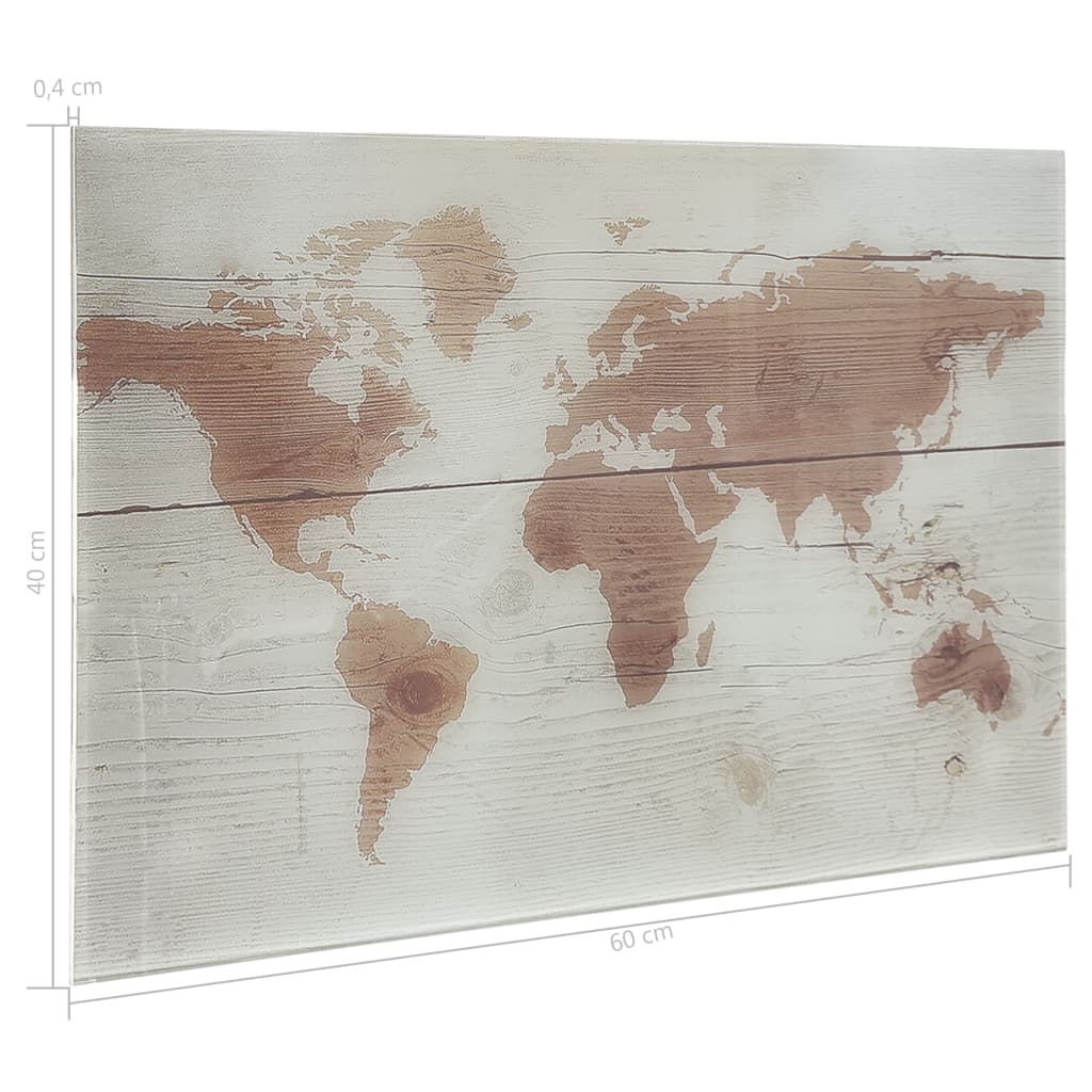 Magneetbord Voor Aan De Wand 60X40 Cm Glas