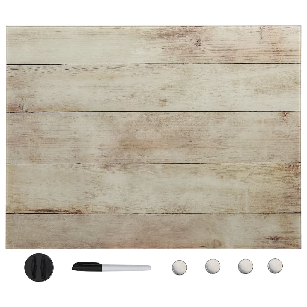 Magneetbord Voor Aan De Wand 60X80 Cm Glas