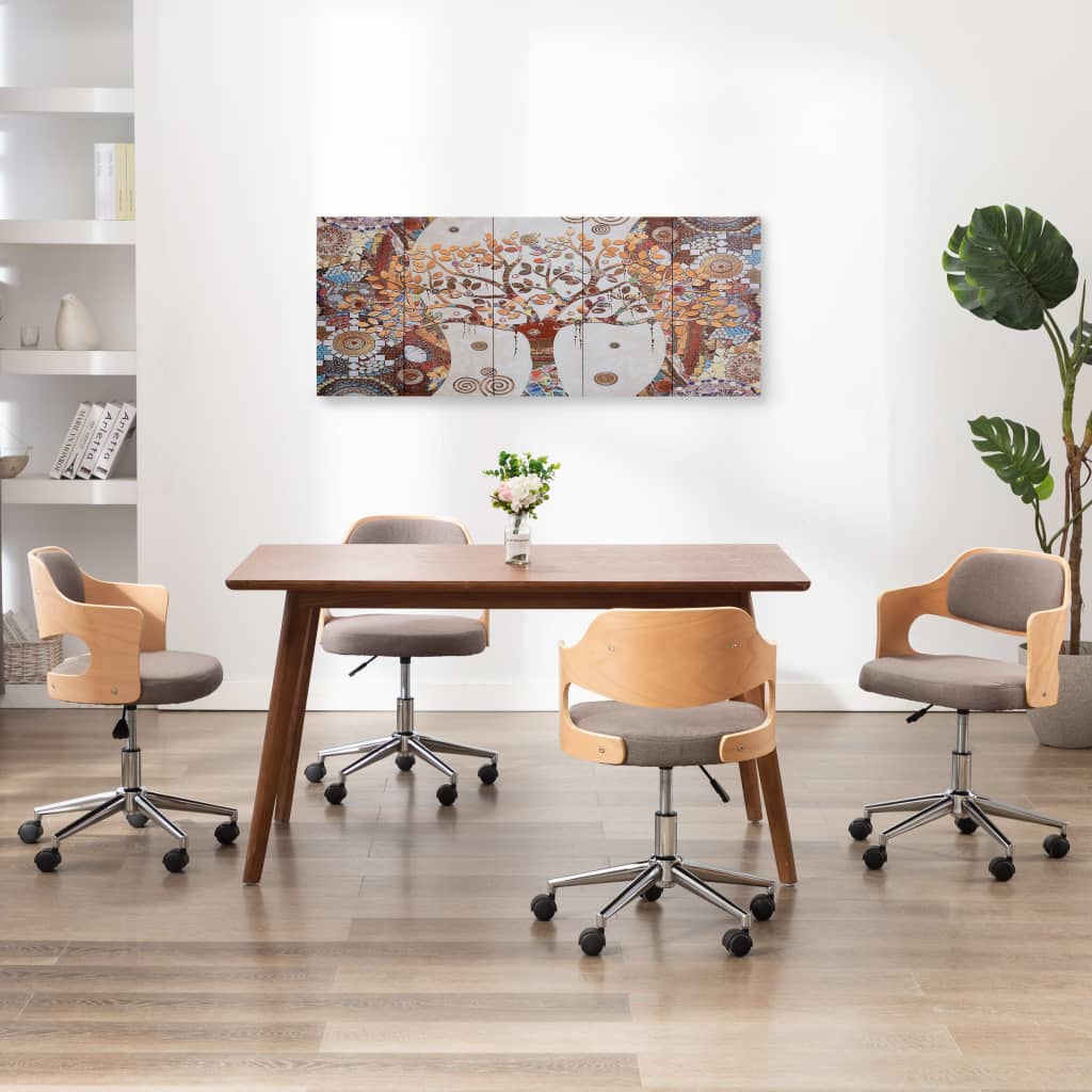 Wandprintset Boom 150X60 Cm Canvas Meerkleurig