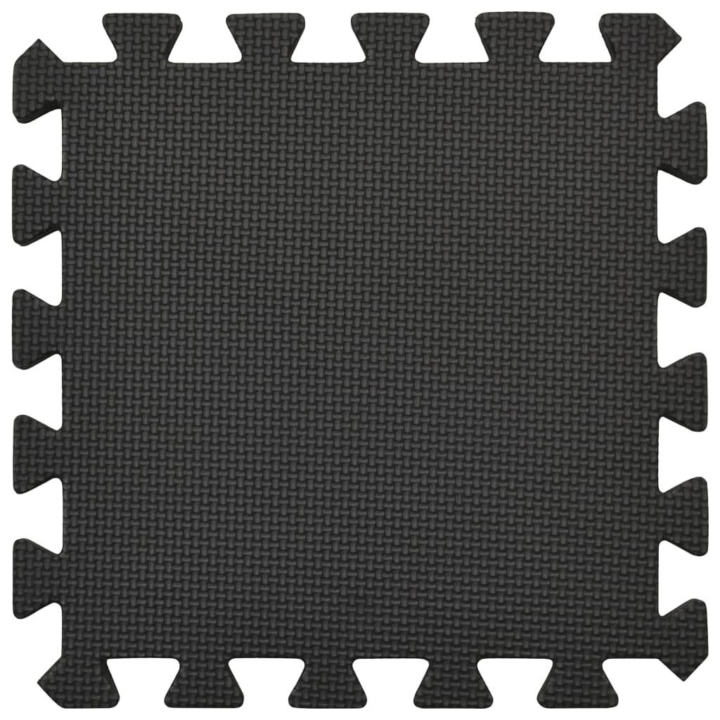 54X Vloermatten 4,86 ㎡ Eva-Schuim Zwart