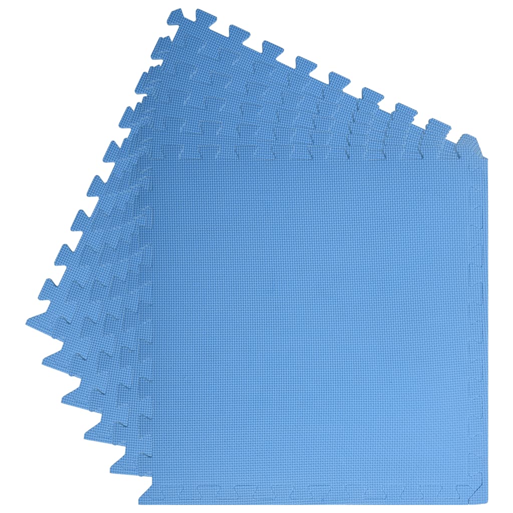 Vloermatten 6 St 2,16 ㎡ Eva-Schuim Blauw