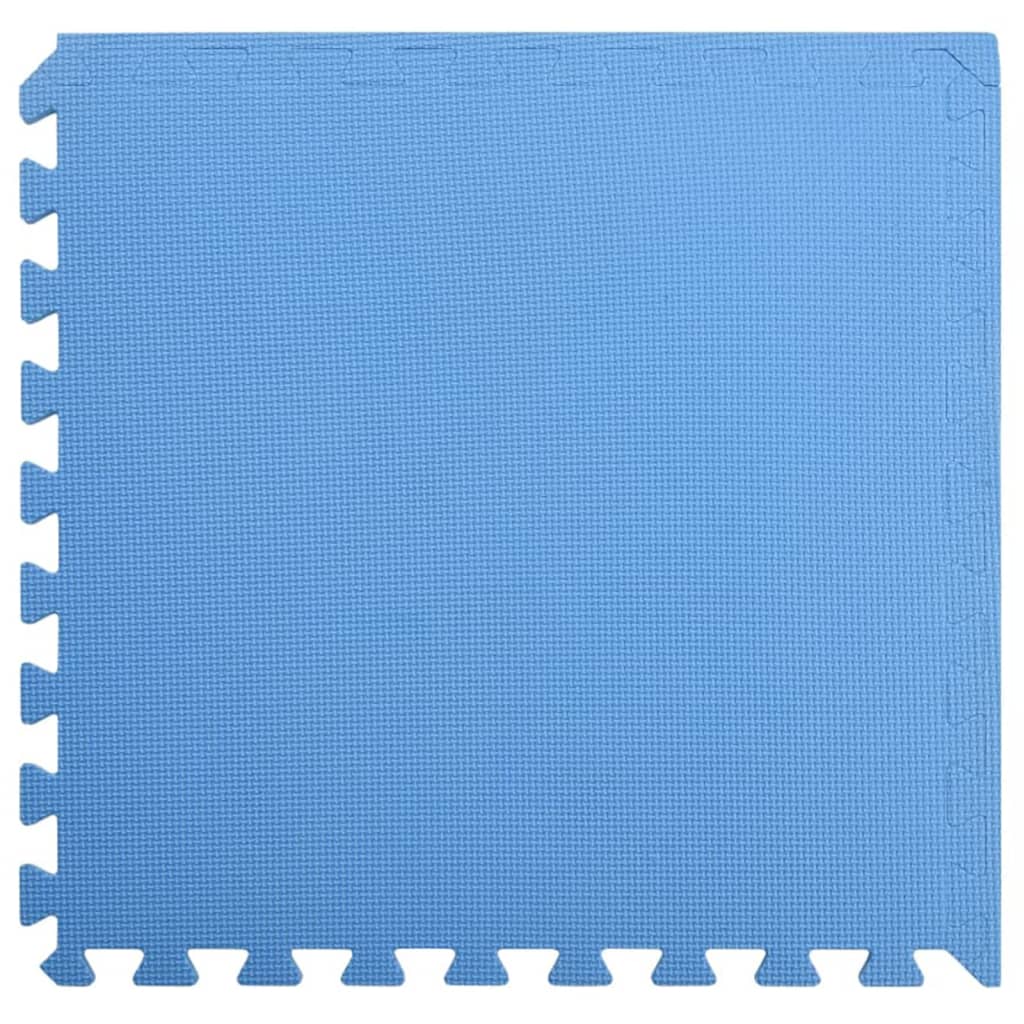 Vloermatten 12 St 4,32 ㎡ Eva-Schuim Blauw