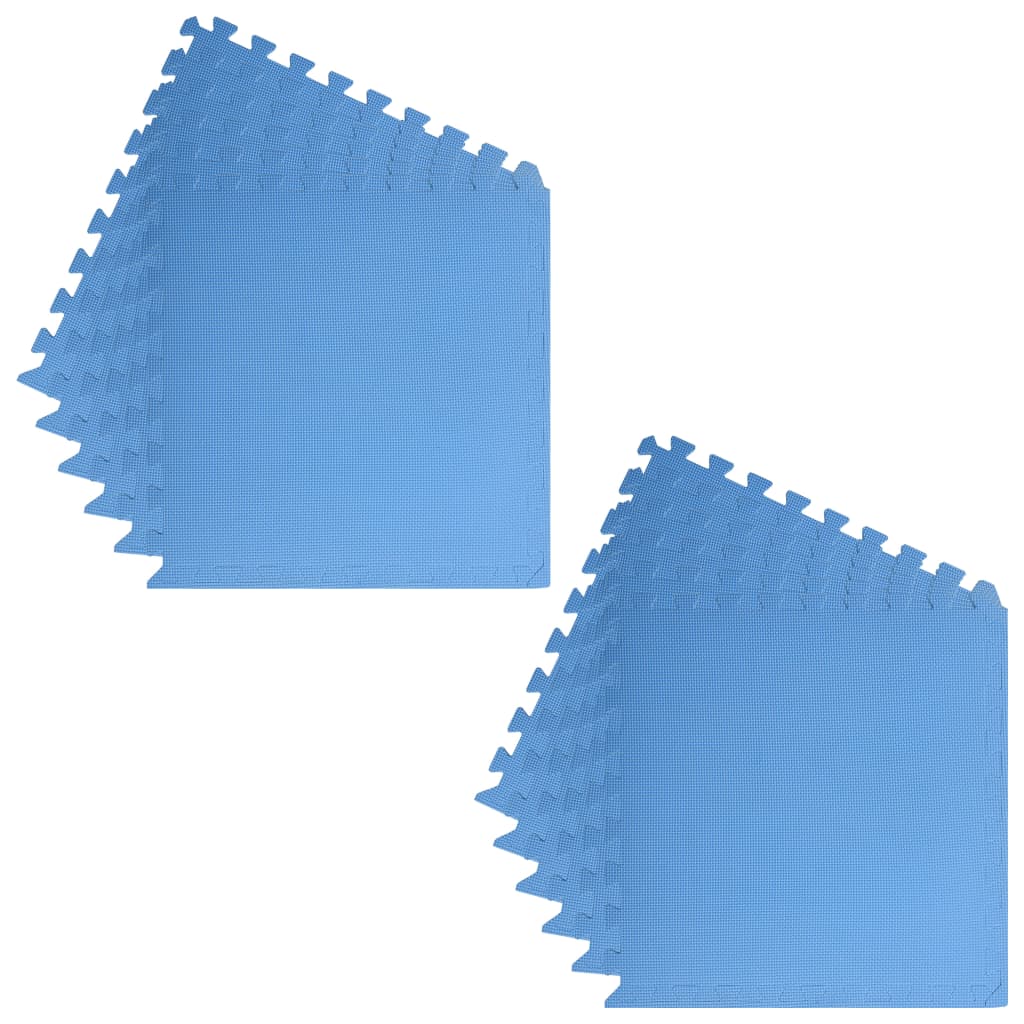 Vloermatten 12 St 4,32 ㎡ Eva-Schuim Blauw