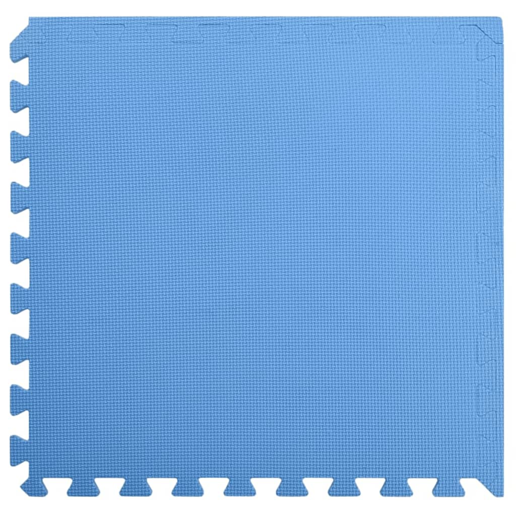 Vloermatten 24 St 8,64 ㎡ Eva-Schuim Blauw
