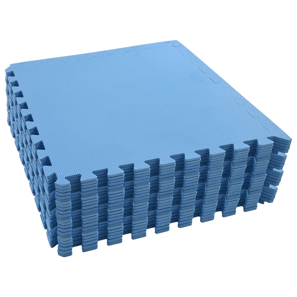 Vloermatten 24 St 8,64 ㎡ Eva-Schuim Blauw