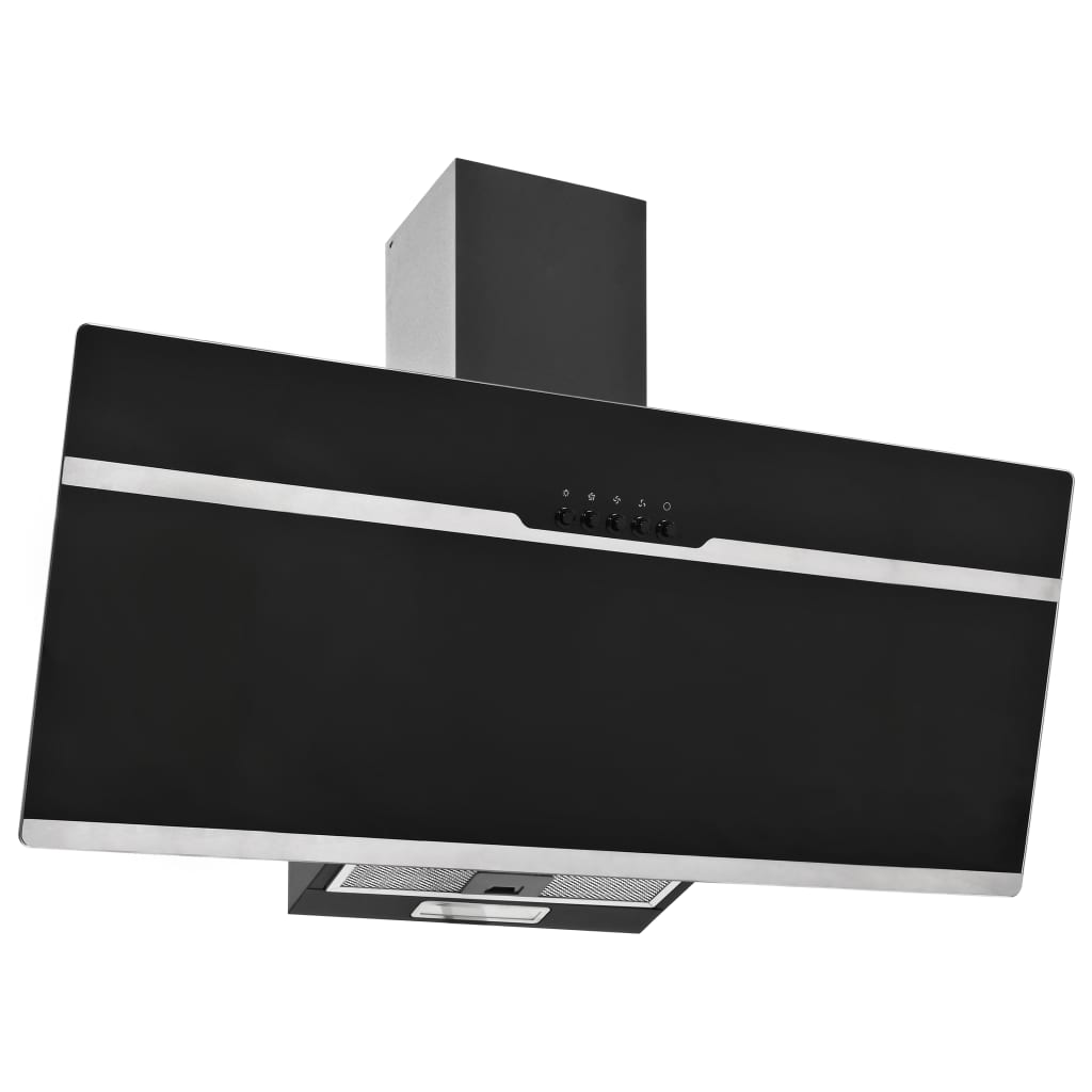 Afzuigkap Rgb-Led 90 Cm Roestvrij Staal En Gehard Glas