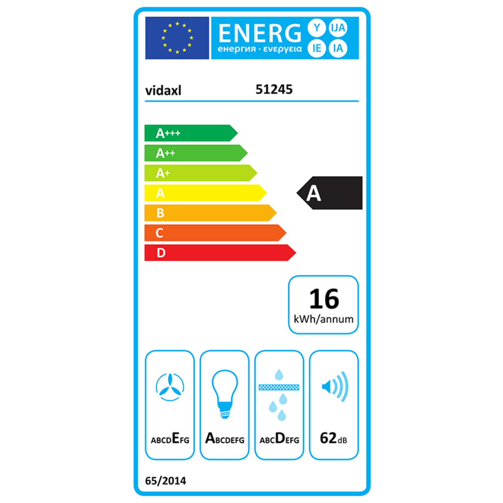 Afzuigkap Rgb-Led 90 Cm Roestvrij Staal En Gehard Glas