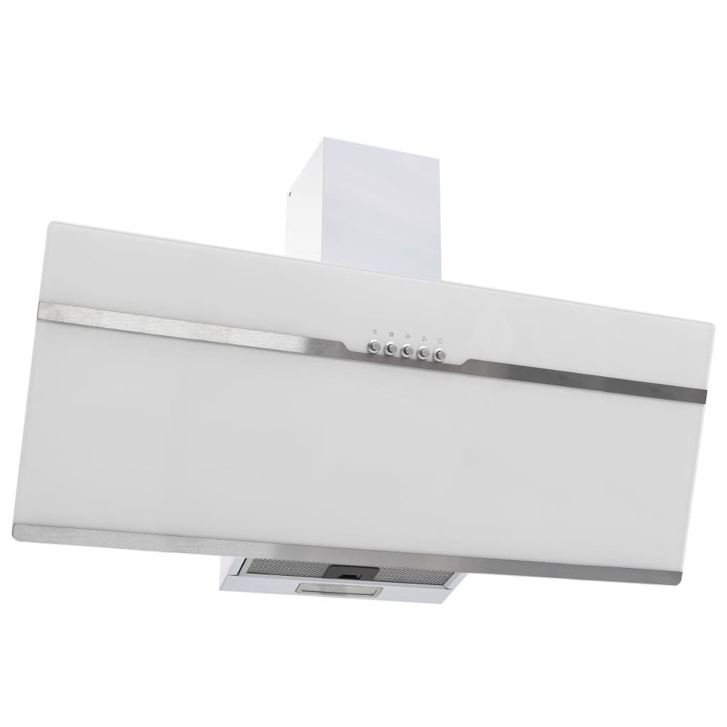 Afzuigkap Rgb-Led 90 Cm Roestvrij Staal En Gehard Glas