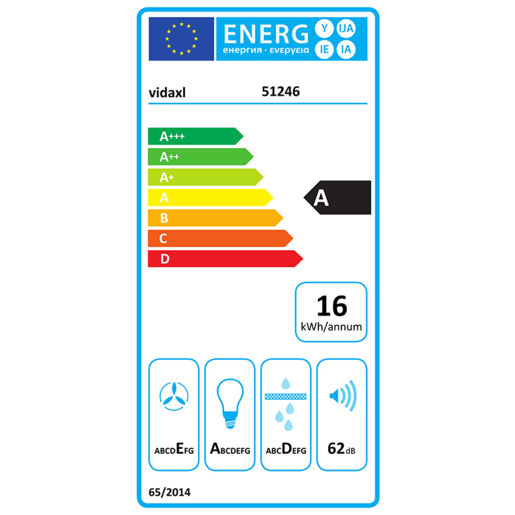 Afzuigkap Rgb-Led 90 Cm Roestvrij Staal En Gehard Glas
