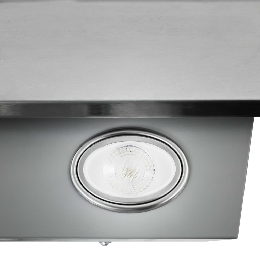 Afzuigkap Rgb-Led 60 Cm Roestvrij Staal En Gehard Glas