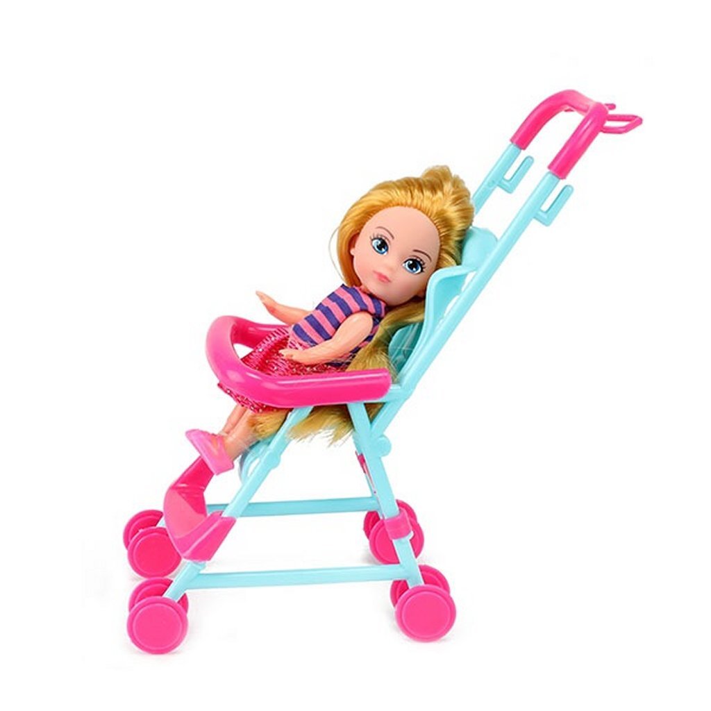 Lauren Deluxe Tienerpop Zwanger + Accessoires En Buggy