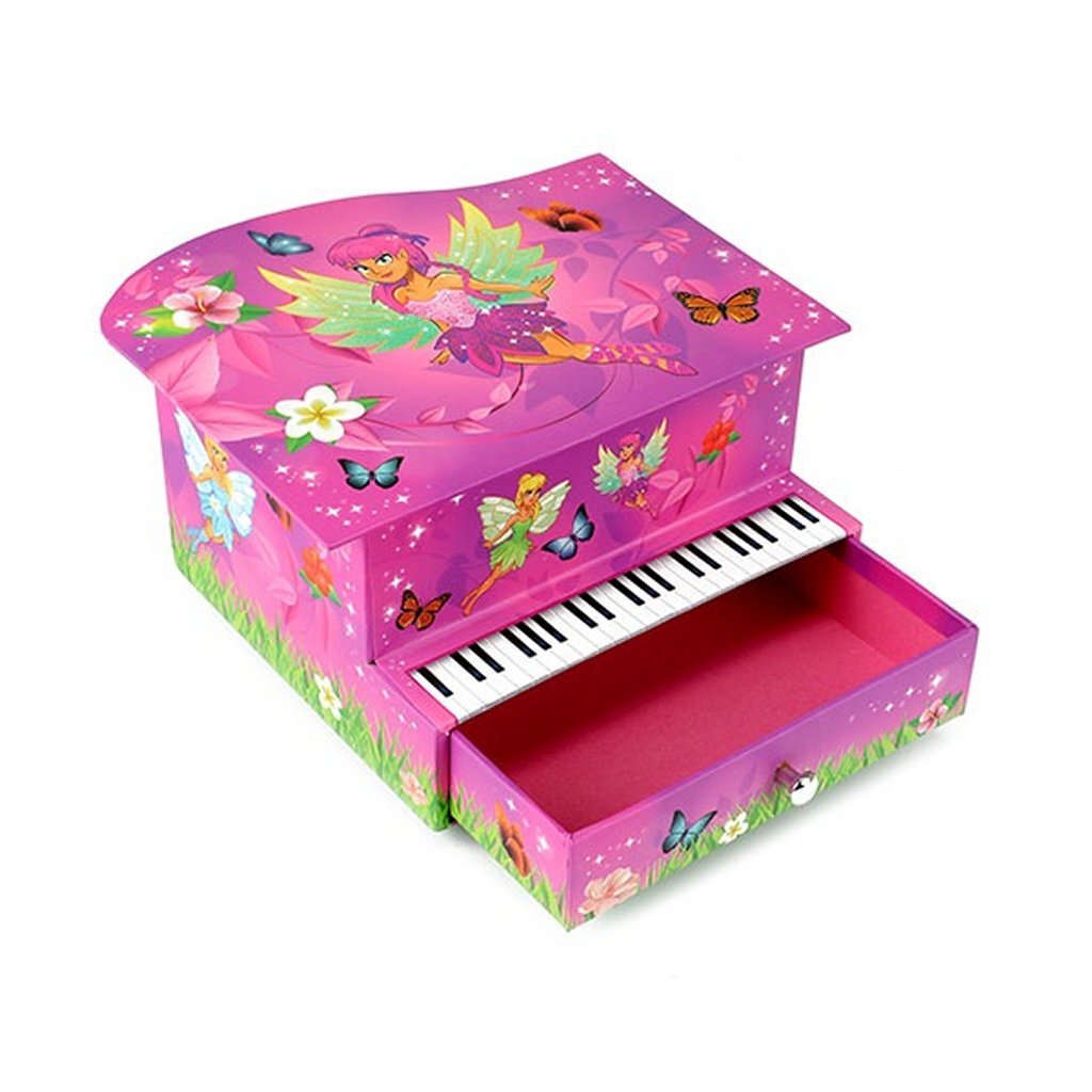 Fairies Sierraden Muziekdoosje Piano Met Elfje