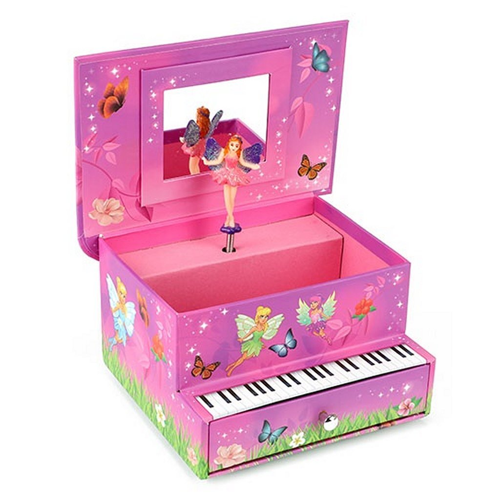 Fairies Sierraden Muziekdoosje Piano Met Elfje