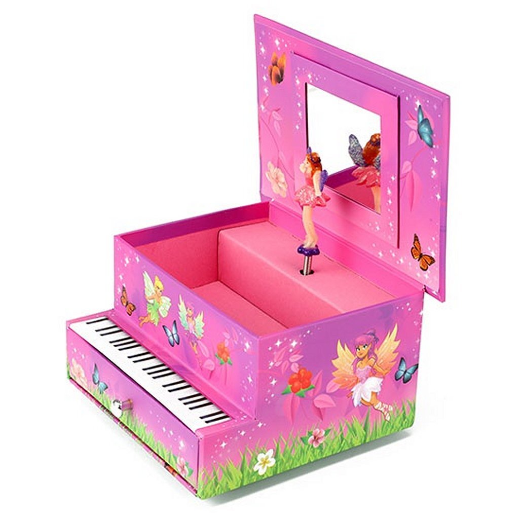 Fairies Sierraden Muziekdoosje Piano Met Elfje